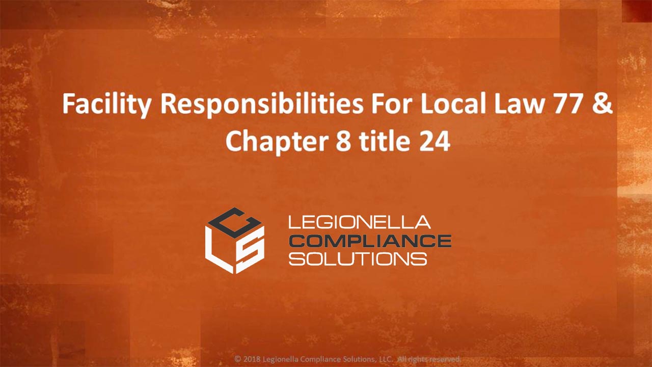 Facility Responsibilities For Local Law 77