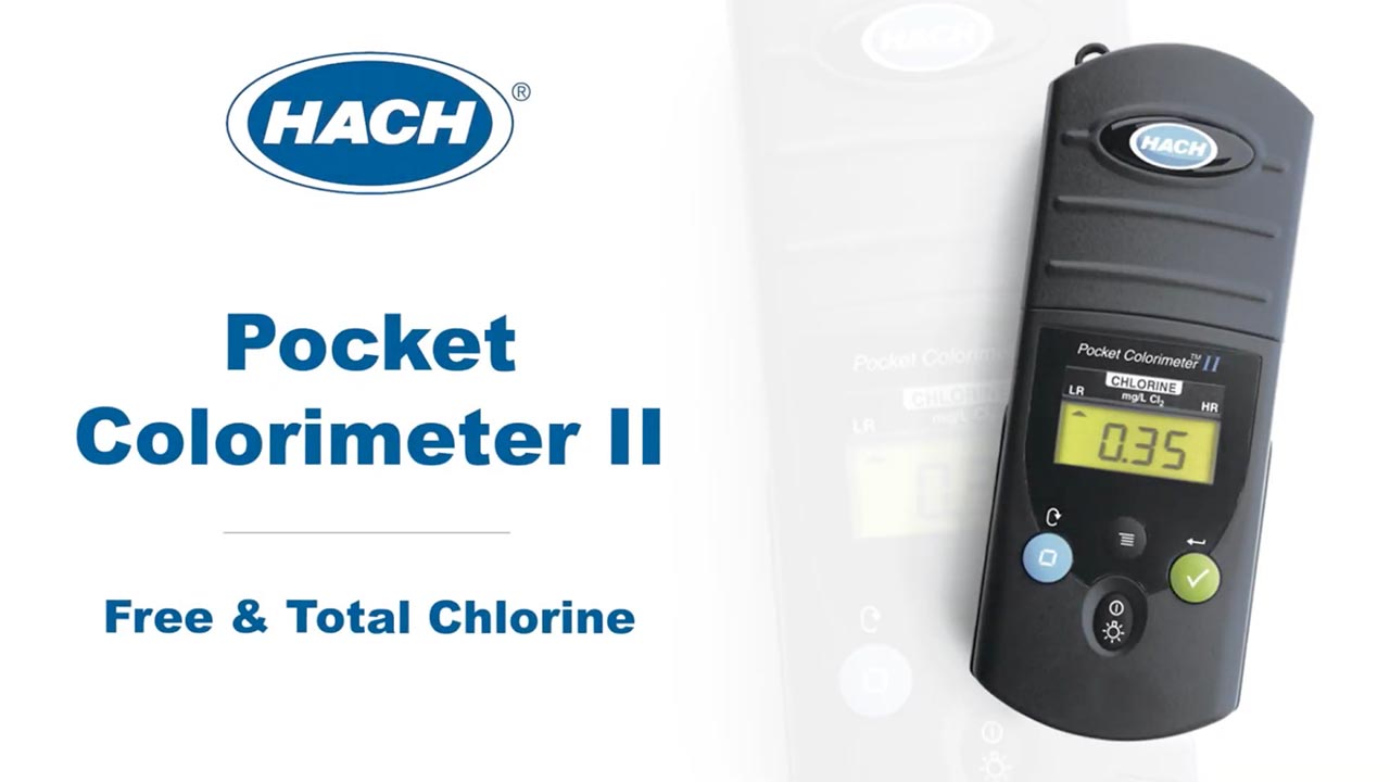 Free & Total Chlorine Testing with Pocket Colorimeter II