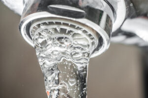 water emitting out of the faucet has been tested for the legionella bacteria