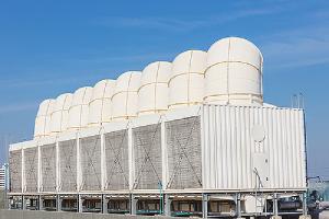 Air cooling tower for HVAC. Cooling towers could harbor Legionella