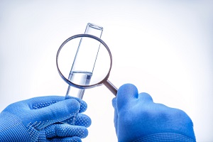 a Legionella Testing Company checking water quality at water in laboratory water quality check concept