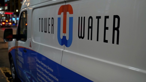 tower water truck