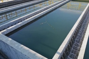 water treatment plant with blocks