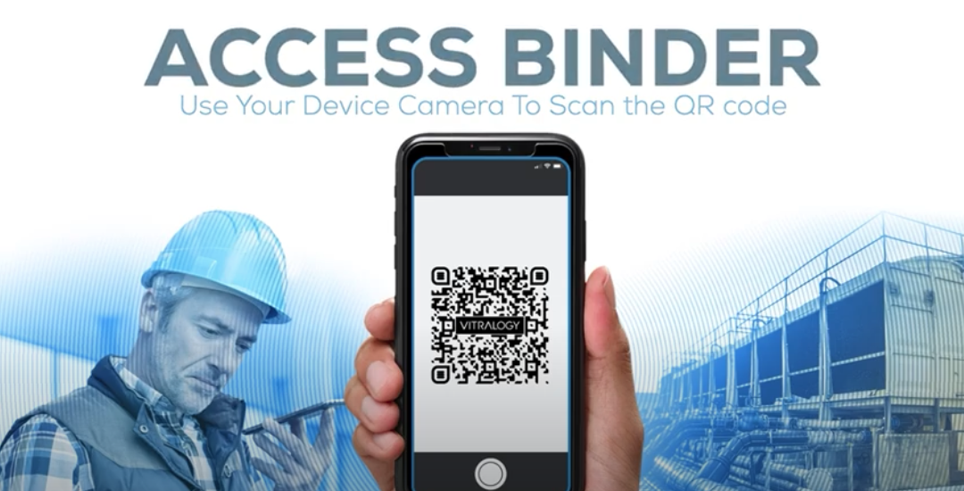 accessing binder with QR code