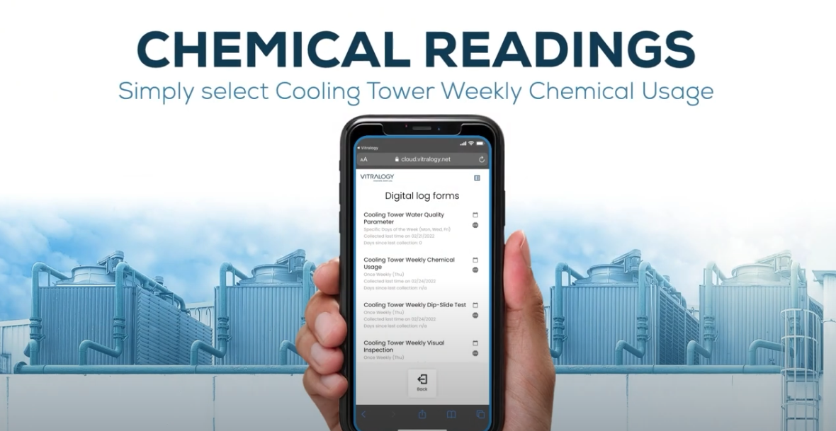 updating weekly chemical readings