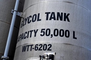 glycol tank of 50000 l capacity