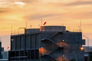 steam cooling tower of gas turbine electric power plant